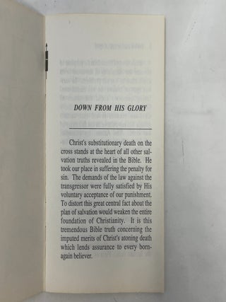 Down From His Glory
