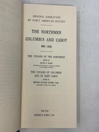 Winthrop's Journal: The Northmen, Columbus and Cabot