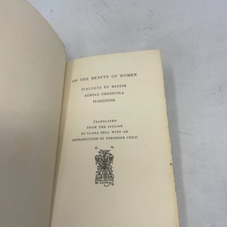 Dialogve of the Beavty of Women