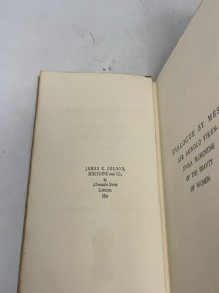 Dialogve of the Beavty of Women