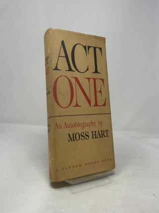 Item #402395 Act One. Moss Hart