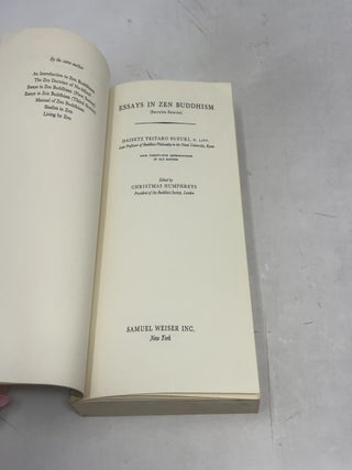 Essays in Zen Buddhism - second series