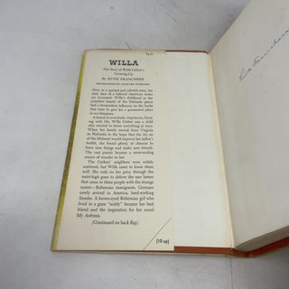 Willa: The Story of Willa Cather's Growing Up