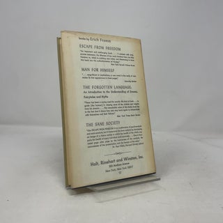 Man for Himself: An Inquiry into the Psychology of Ethics