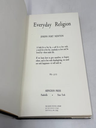 Everyday Religion: Gems of Faith and Love for Daily Living