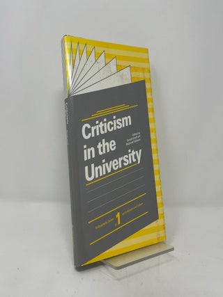 Criticism in the University
