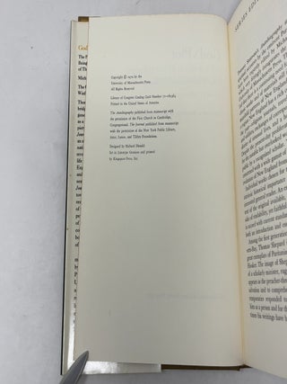 God's Plot: The Paradoxes of Puritan Piety, Being the Autobiography and Journal of Thomas Shepard (The Commonwealth Series)