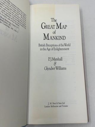 The Great Map of Mankind: British Perceptions of the World in the Age of Enlightenment