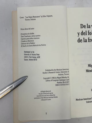 De la Vida y del Folclore de la Frontera