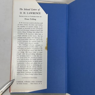 The Selected Letters of D. H. Lawrence