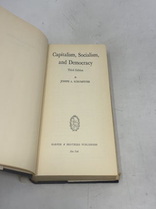 Capitalism Socialism and Democracy