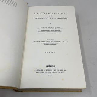 Structural Chemistry of Inorganic Compounds, Volume 2