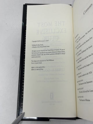 The Most Exclusive Club: A History of the Modern United States Senate