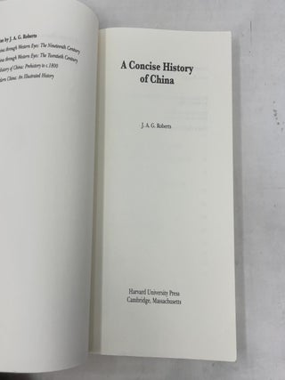 A Concise History of China