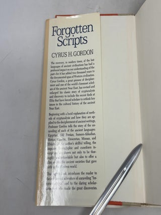 Forgotten Scripts: Their Ongoing Discovery and Decipherment