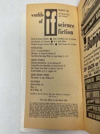 IF World of Science Fiction: Vol. 10, No. 6: March 1961