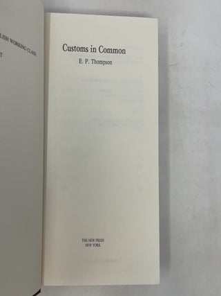 Customs in Common