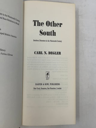 The Other South: Southern Dissenters in the Nineteenth Century