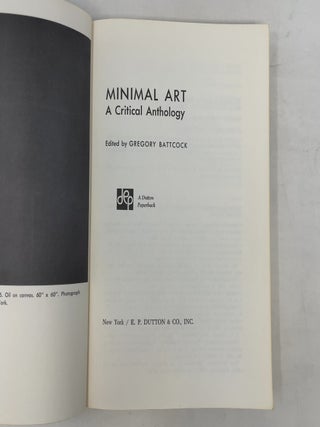 Minimal Art: A Critical Anthology