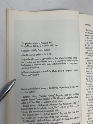 Minimal Art: A Critical Anthology