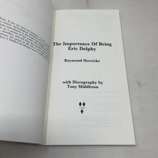 Importance of Being Eric Dolphy