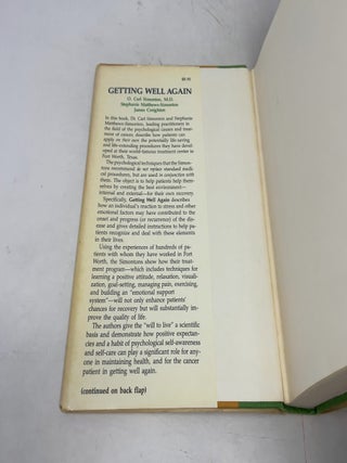 Getting Well Again: A Step-By-Step Self-Help Guide to Overcoming Cancer for Patients and Their Families
