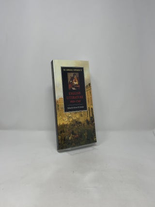 The Cambridge Companion to English Literature, 1650-1740