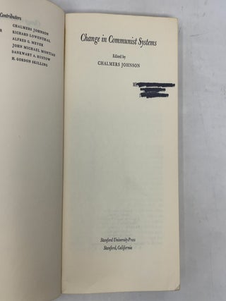 Change in Communist Systems