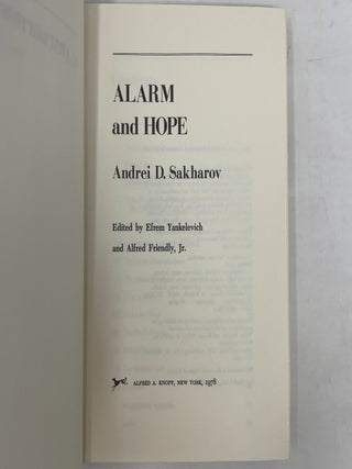 Alarm and Hope