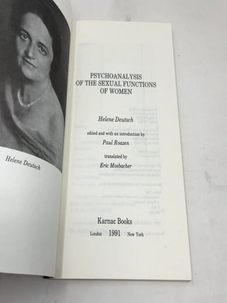 The Psychoanalysis of Sexual Functions of Women