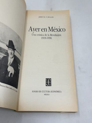 Ayer en Mexico