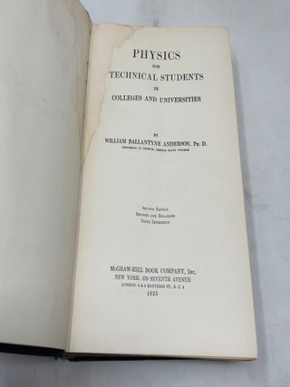 Physics for Technical Students