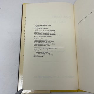 Paul Loeb's Complete Book of Dog Training