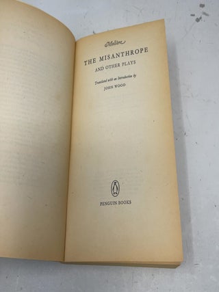 The Misanthrope and Other Plays