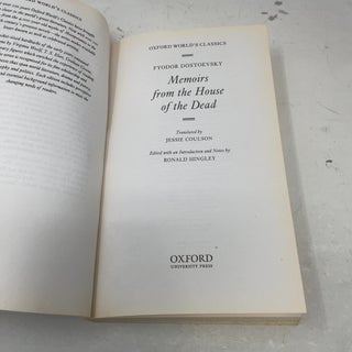 Memoirs from the House of the Dead (Oxford World's Classics)