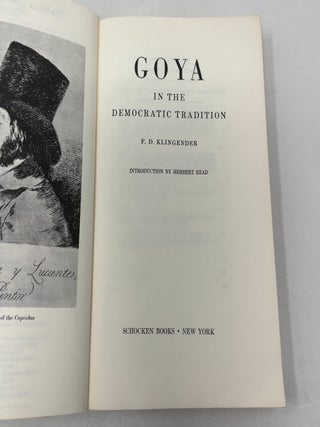 Goya in the Democratic Tradition