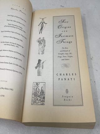 Sexy Origins and Intimate Things: The Rites and Rituals of Straights, Gays, Bis, Drags, Trans, Virgins, and Others