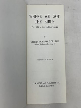 Where We Got The Bible