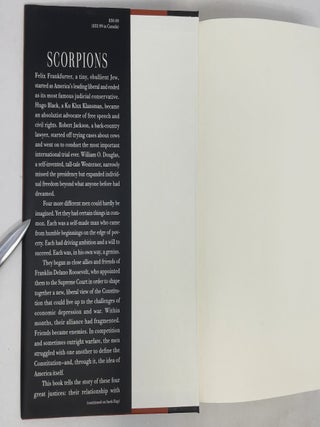 Scorpions: The Battles and Triumphs of FDR's Great Supreme Court Justices