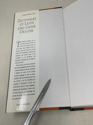 Dictionary of Latin and Greek Origins: A Comprehensive Guide to the Classical Origins of English Words