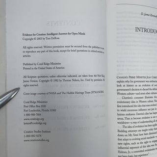 Evidence for Creation: Intelligent Answers for Open Minds