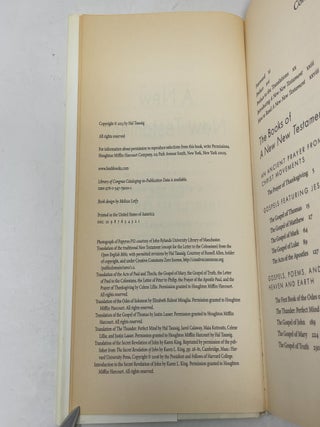 A New New Testament: A Bible for the Twenty-First Century: Combining Traditional and Newly Discovered Texts