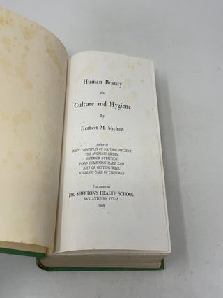 Human Beauty its Culture and Hygiene