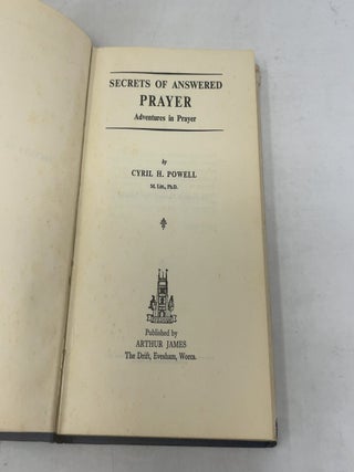 Secrets of Answered Prayer