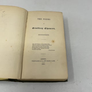 The Poems of Geoffrey Chaucer