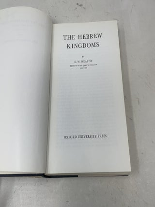 The Hebrew Kingdoms (The New Clarendon Bible: Old Testament, Vol. 3)
