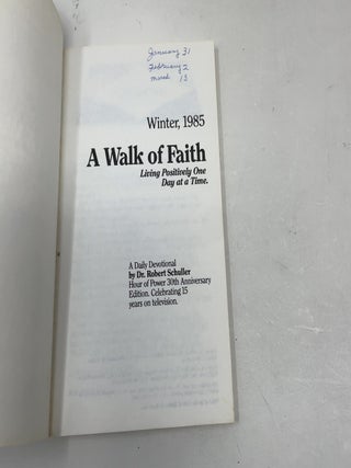 A Walk of Faith: Living Positively One Day at a Time