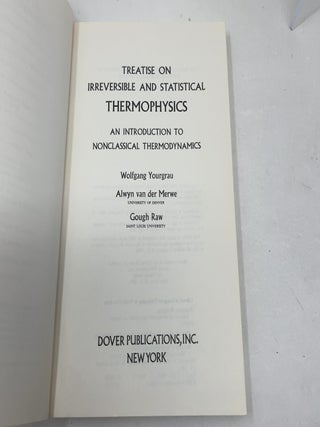Treatise on Irreversible and Statistical Thermophysics