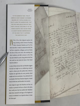 War of Two: Alexander Hamilton, Aaron Burr, and the Duel that Stunned the Nation
