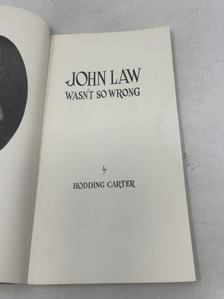 John Law Wasn't so Wrong: The Story of Louisiana's Horn of Plenty